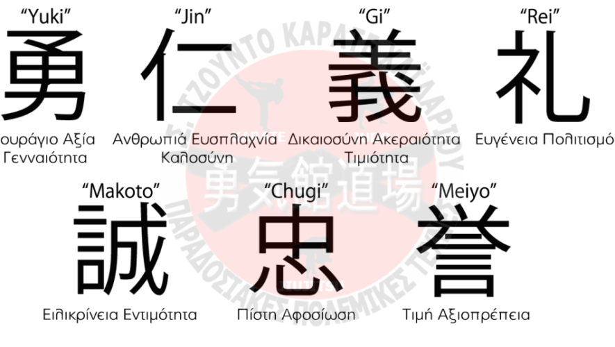Bushido - οι επτά αρετές του σαμουράϊ